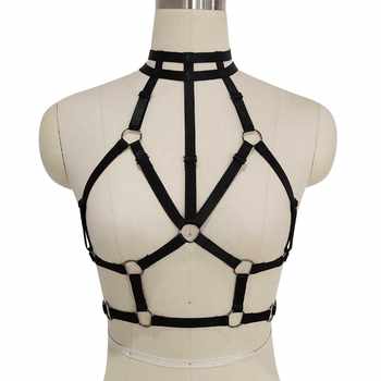 Cross strap sexy temptation underwear night party sexy bondage hollow air conditioner teaching hot binding harness