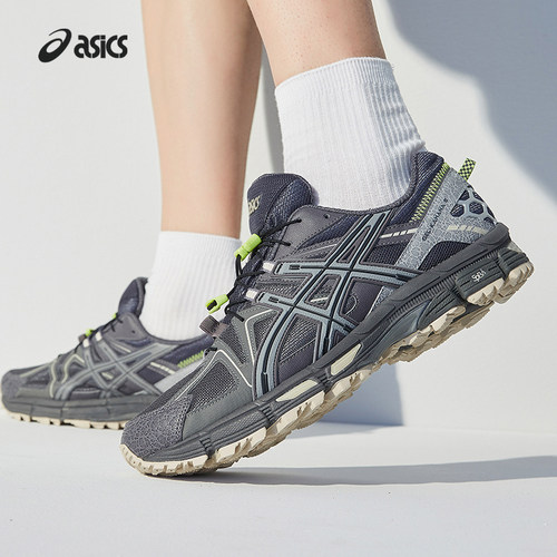 ASICS亚瑟士男女越野跑鞋GEL-KAHANA 8户外登山鞋透气运动休闲鞋 - 图1