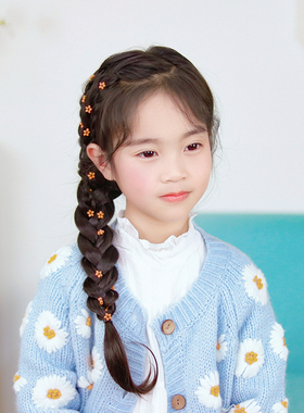 小美妮甜美花朵编发链