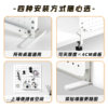 Perforated board small plate metal magnetic storage rack