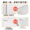 Perforated board desktop stand clip-type vertical storage rack