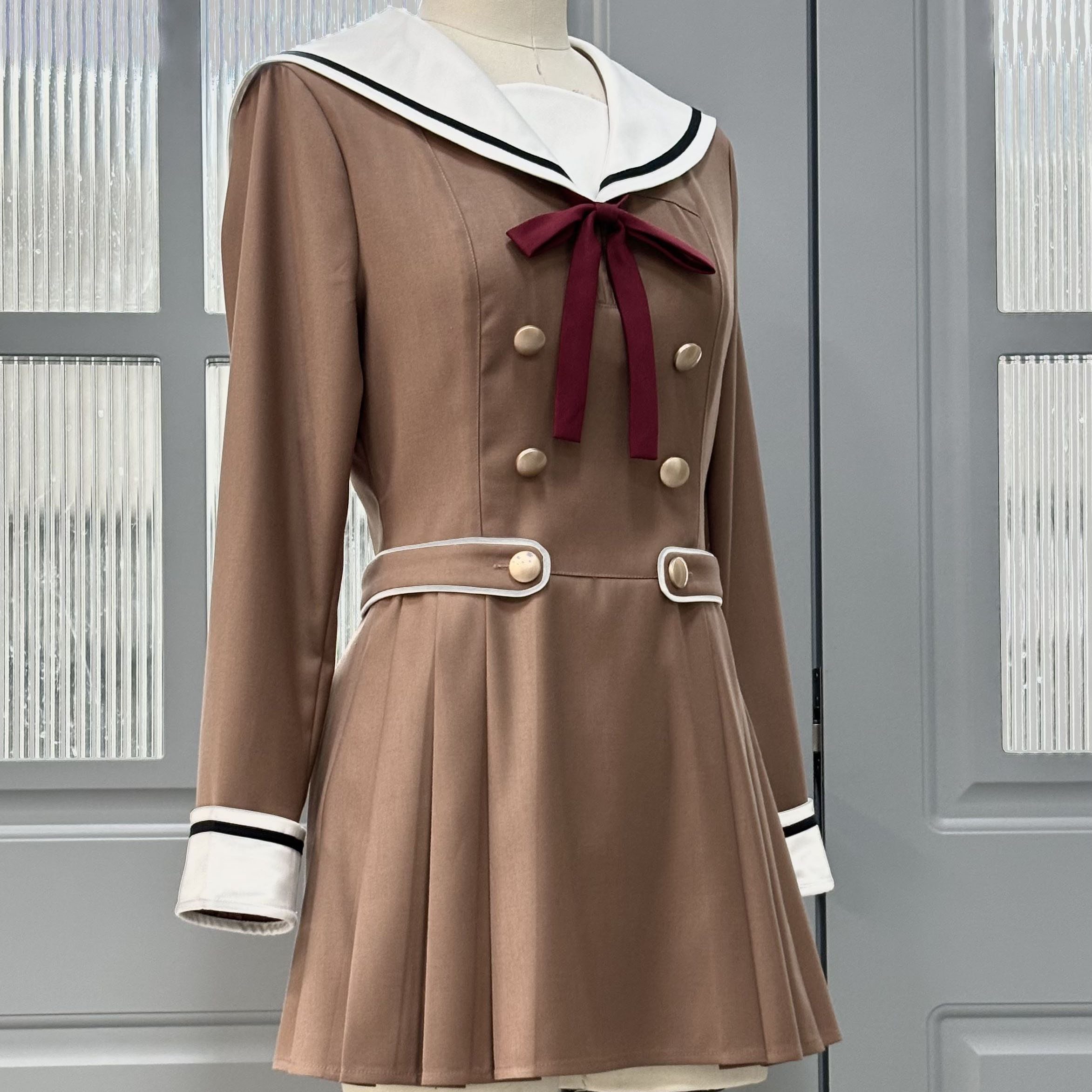 量身定制花咲川女子学园制服COS服椎名立希同款动漫连衣裙 - 图2