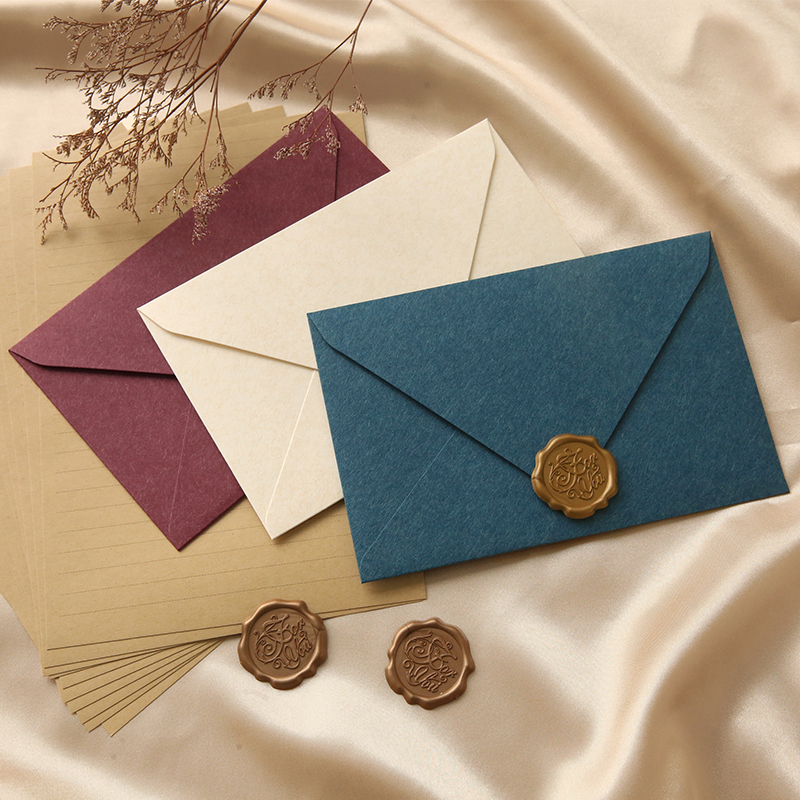 加厚麻布信封套装复古情书信纸情人节表白高级感手写信浪漫情侣,淘宝优惠券,粉丝福利购,淘宝优惠卷