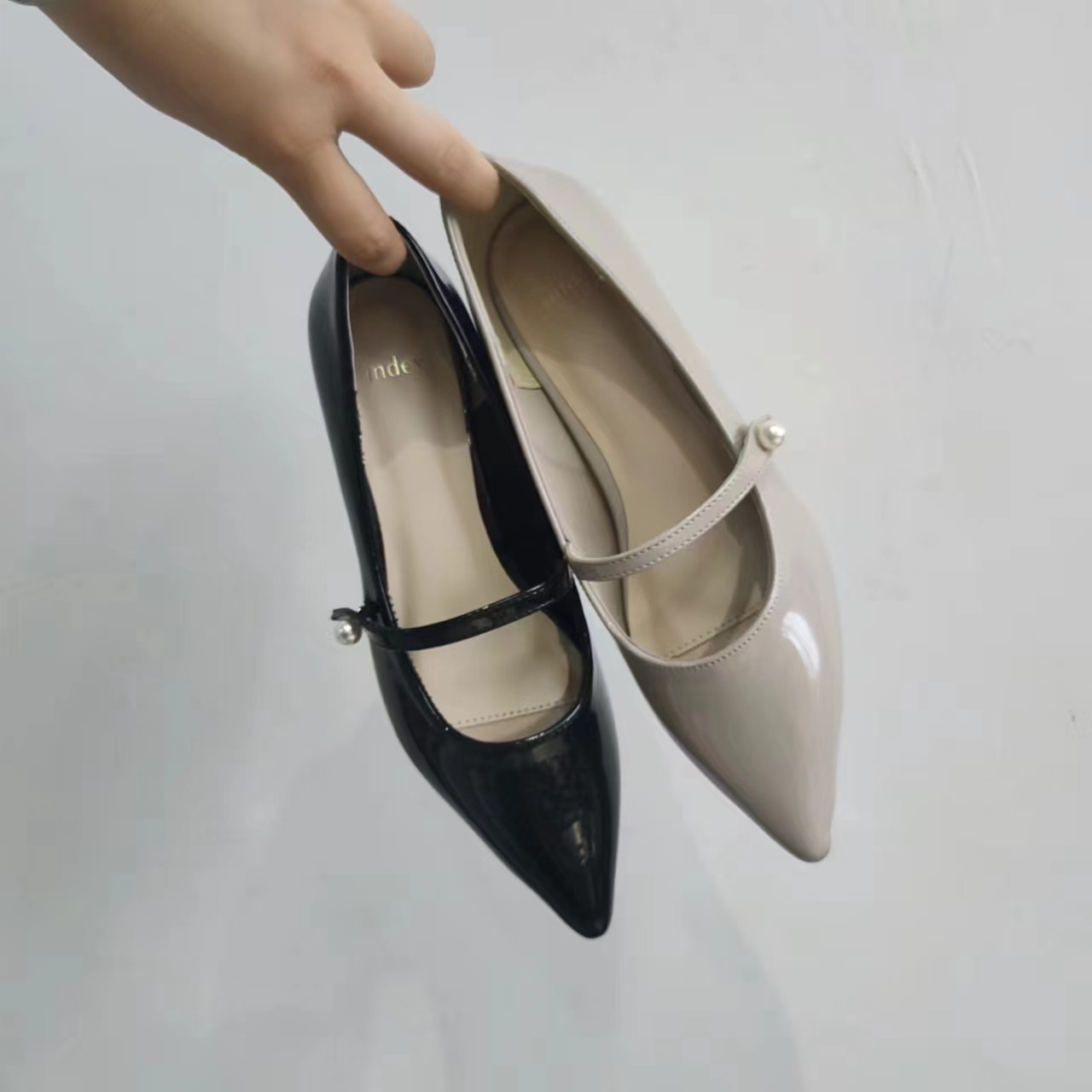 年中清仓88！日系复古新品尖头一字带小珍珠小猫跟通勤工作鞋单鞋,淘宝优惠券,粉丝福利购,淘宝优惠卷