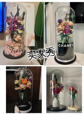 适用积木乐高玻璃罩装饰创意礼物