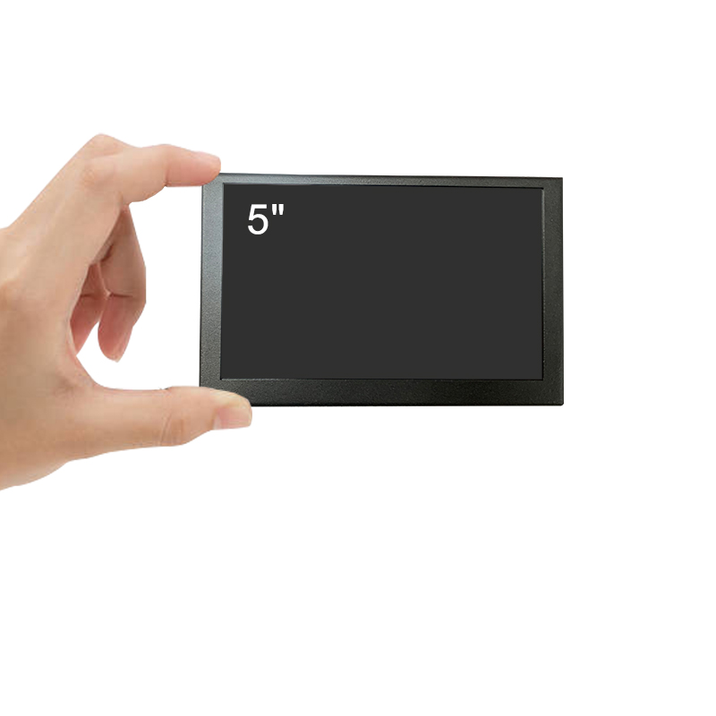 5寸便携触摸副屏迷你电脑设备IPS监视金属外壳HDMI小型屏幕显示器 - 图0