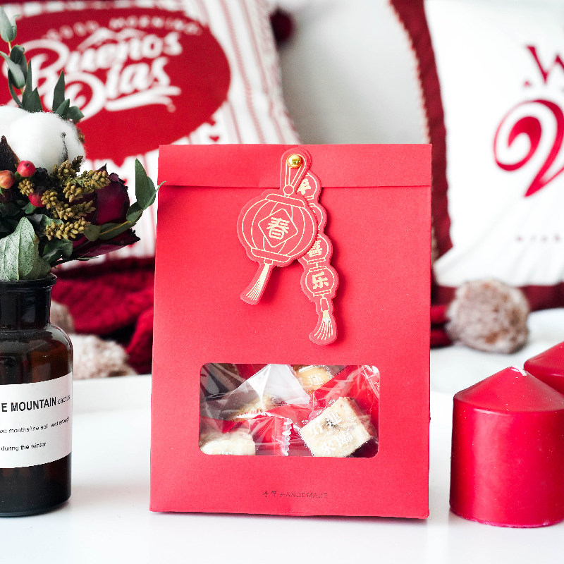 日式开窗自立袋手工牛轧糖雪花酥糖果包装烘焙甜点打包可定制logo,淘宝优惠券,粉丝福利购,淘宝优惠卷