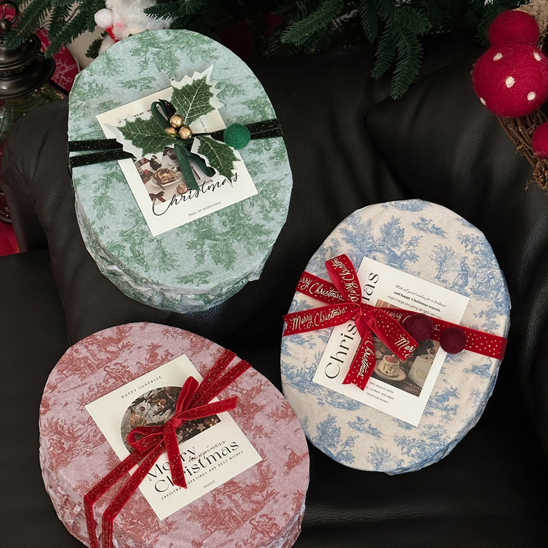 【特价】圣诞节礼物包装丝带绒带烘焙礼盒子花环圣诞树装饰缎带绳