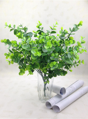 植物尤加利仿真绢花