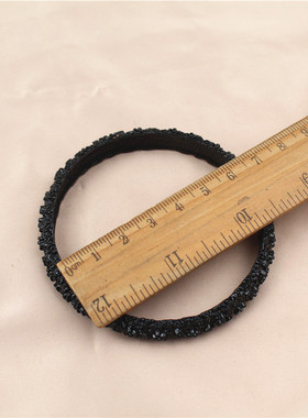 欧美风浮雕花朵大气宽面手环