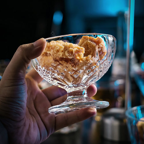 酒吧创意玻璃小吃碟ktv干果碗水果小吃盘商用精致小菜碟子小食碟 - 图2