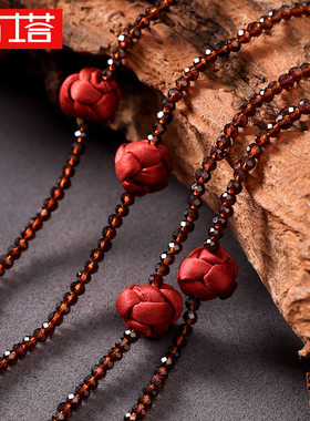 桑蚕丝香云纱饰品百搭时尚女士气质个性民族风中国风PT2253