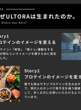 日本ULTORA蛋白粉无人工甜味剂大容量运动1kg口味备注