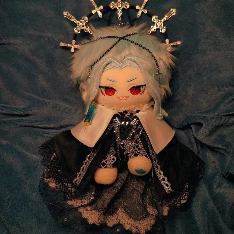 原神博士多托雷娃娃20cm医鸦棉花娃娃可爱正版毛绒玩偶送女生礼物 - 图1