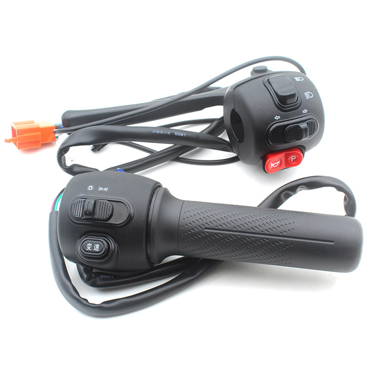 适用于爱玛电动车爱丽 转把 左组合开关油门转速把套手把 左鼓刹,淘宝优惠券,粉丝福利购,淘宝优惠卷