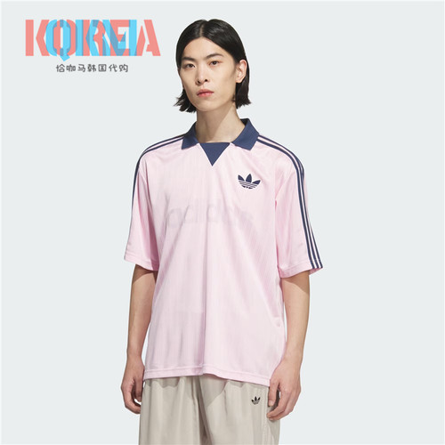 阿迪达斯Adidas三叶草男女美式复古休闲运动朴成训T恤短袖 JX8980 - 图3