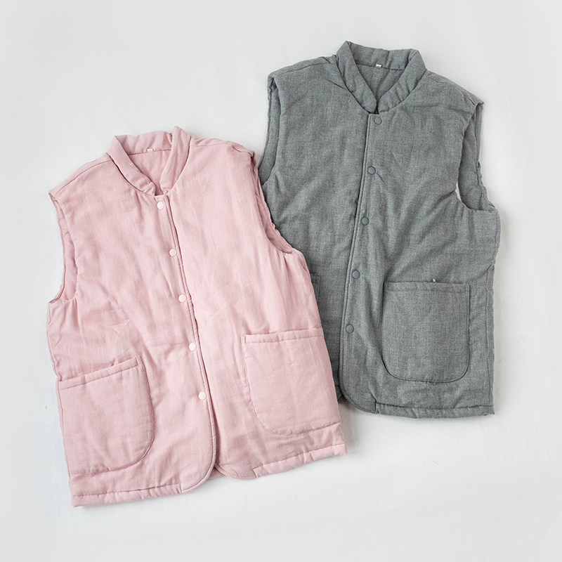 冬季加厚夹棉马甲三层绗棉背心棉衣女男中老年坎肩可外穿家居服,淘宝优惠券,粉丝福利购,淘宝优惠卷