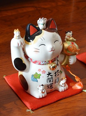 招财猫摆件开业乔迁礼品生日礼物