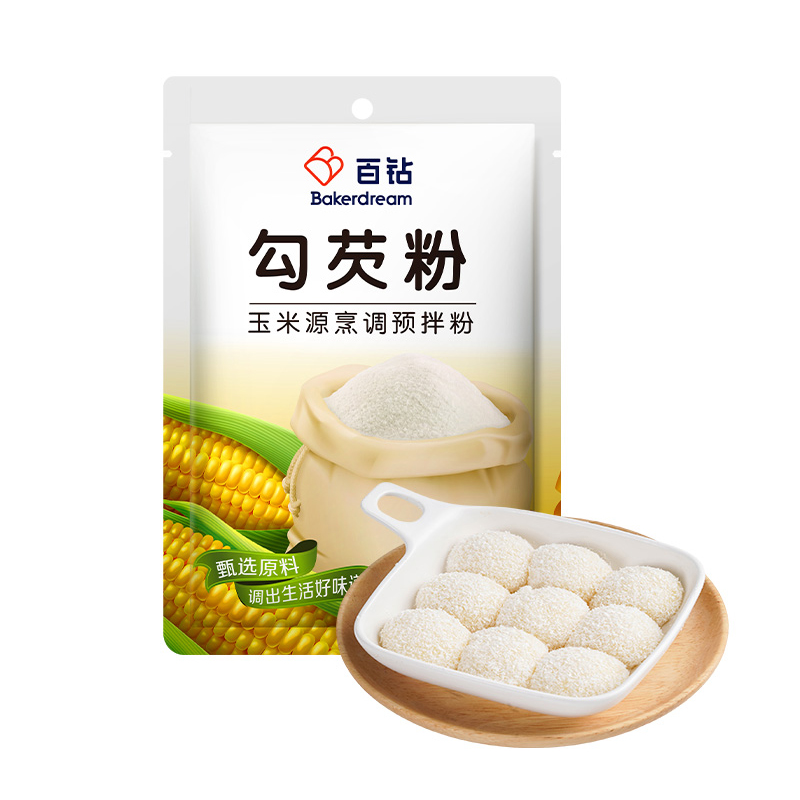 百钻勾芡粉227g玉米土豆食用淀粉挂糊专用预拌粉裹粉蛋糕烘焙家用-图3