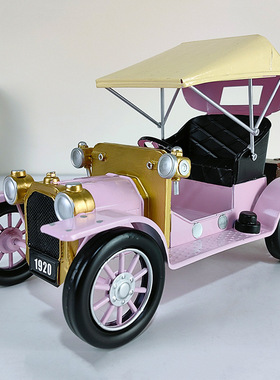 复古铁艺仿福特T型老爷车模型