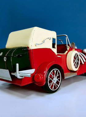 老上海敞篷古董老爷车小汽车模型