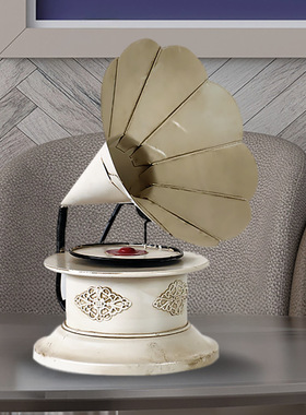 复古怀旧老上海留声机唱片机模型