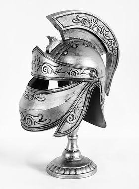 复古罗马铠甲武士头盔面具装饰品