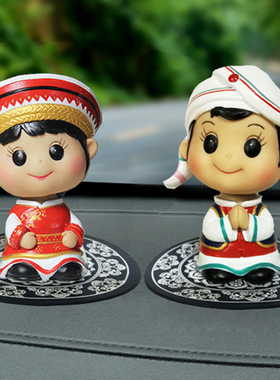 美女玩偶民俗摇头公仔私人定制