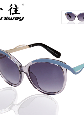 速发2022新款大框圆脸太镜优款墨粉士时尚潮雅镜色