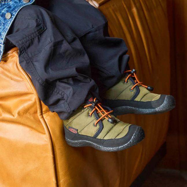 KEEN儿童鞋秋冬加绒户外防水登山鞋 男女童轻便休闲鞋儿童棉鞋,淘宝优惠券,粉丝福利购,淘宝优惠卷