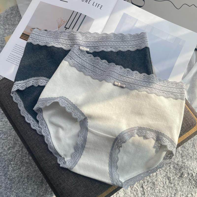 2025秋冬新款纯棉内裤女生7A抑菌A类全棉女士三角裤蕾丝边纯欲风,淘宝优惠券,粉丝福利购,淘宝优惠卷