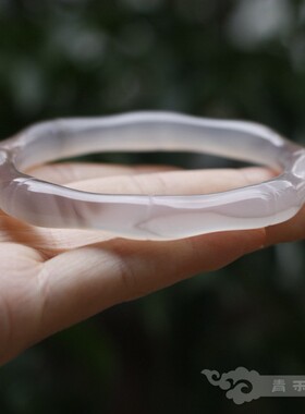 青禾淑坊天然藕灰玛瑙竹节