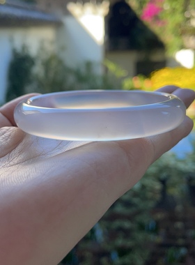 『青禾淑坊』天然玛瑙手镯  绿朱砂古典镯 {草色青青送马蹄} 59MM