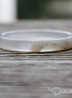 青禾淑坊天然玛瑙手镯玉石