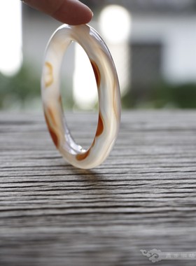 天然玛瑙手镯古典玉石镯