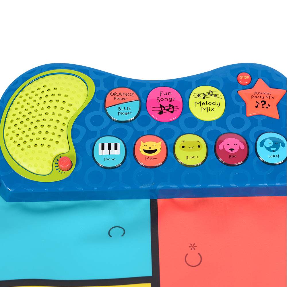 比乐B.toys钢琴跳舞毯儿童游戏垫宝宝健身音乐地垫亲子互动玩具-图1