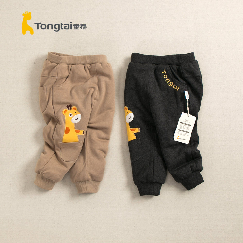 童泰秋冬季婴幼儿夹棉裤男女宝宝卡通哈伦裤孩子薄棉保暖外出裤子,淘宝优惠券,粉丝福利购,淘宝优惠卷