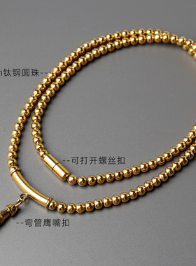 泰国原版弯管挂扣鹰嘴扣挂绳吊坠