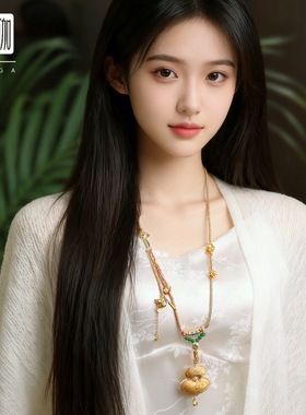 手工精编八股吊坠绳宋锦葫芦吊坠