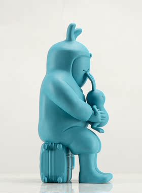 21造艺术|刘国义签名限量雕塑100版摆件礼物 太空天使星空之