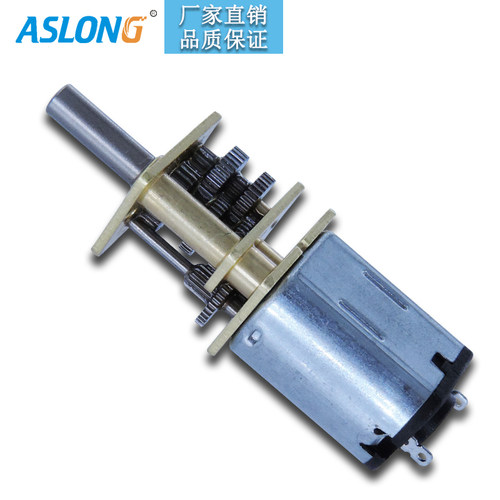 ASLONG JGA12-N20-1000微型直流减速马达齿轮电机微电机DIY小马达 - 图3