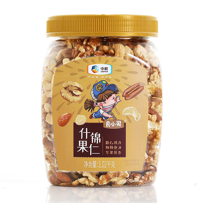 【领券119减10】中粮良小买原味坚果 中粮食品混合坚果