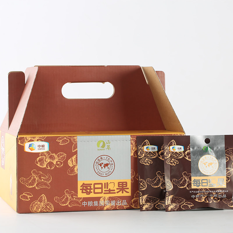 【满300减40】中粮山萃每日坚果礼盒 中粮食品混合坚果