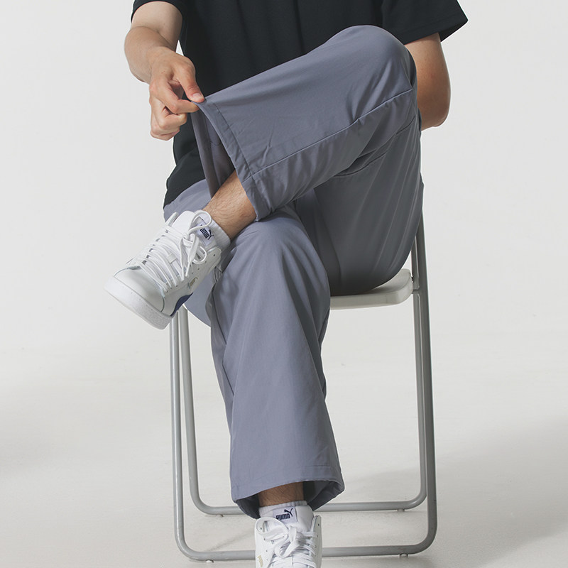 彪马男裤官方正品CASUAL灰色加绒直筒长裤2026春季款运动裤休闲裤,淘宝优惠券,粉丝福利购,淘宝优惠卷