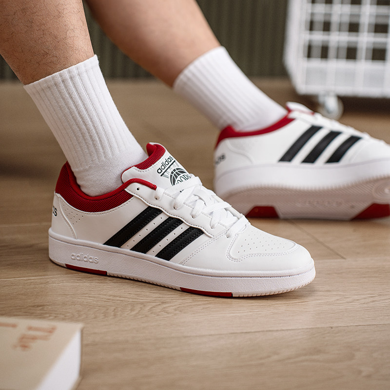 阿迪达斯板鞋男鞋 2026春季新款HOOPS CLASSIC运动鞋篮球风休闲鞋,淘宝优惠券,粉丝福利购,淘宝优惠卷