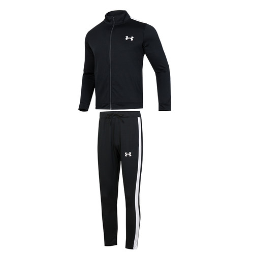 安德玛UA运动套装男2025新款立领休闲外套夹克跑步健身训练长裤 - 图3