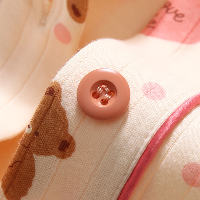 芬腾新款春秋季女士睡衣纯棉长袖卡通开衫V领宽松全棉家居服套装,淘宝优惠券,粉丝福利购,淘宝优惠卷