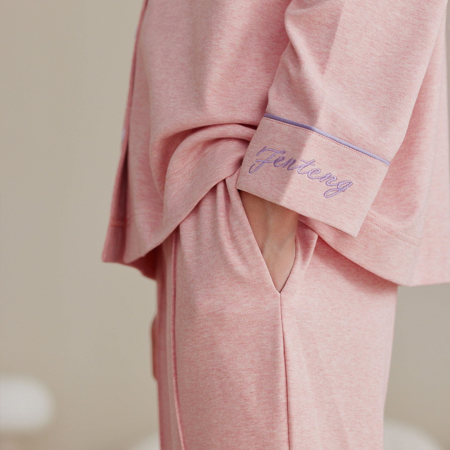 芬腾【彩棉系列】情侣睡衣春秋纯棉长袖女抗菌套装男加大码家居服,淘宝优惠券,粉丝福利购,淘宝优惠卷