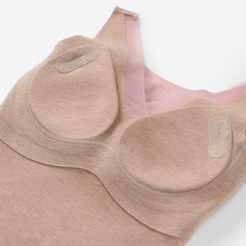 芬腾保暖背心女秋冬带胸垫蚕丝羊毛冬天无痕打底内搭吊带上衣冬季,淘宝优惠券,粉丝福利购,淘宝优惠卷