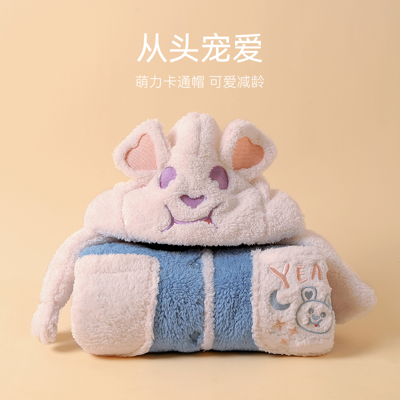 芬腾官方旗舰店芬腾【速暖绒】睡袍情侣一男一女秋冬季珊瑚绒睡衣卡通睡裙家居服1